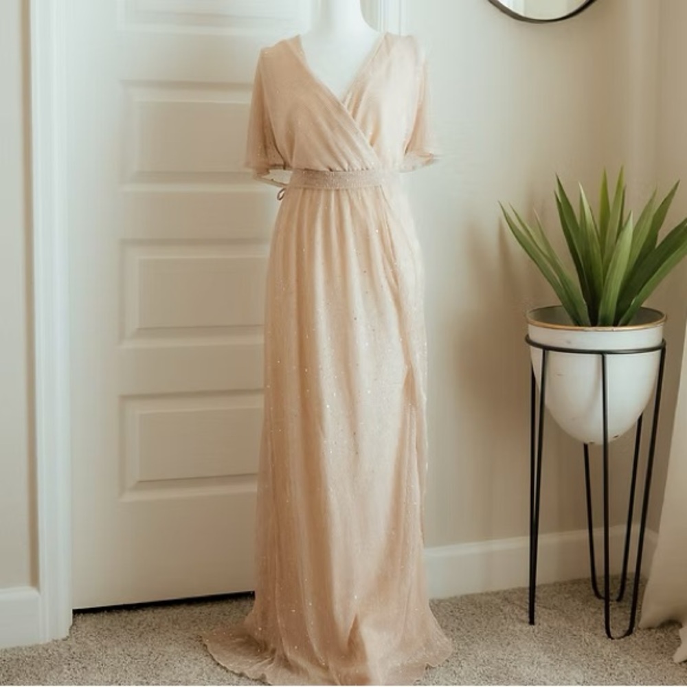 Baltic Born Beige Maxi Dress - Worn Once